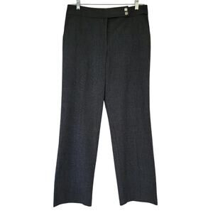 Sag Harbor Stretch Straight Pants Women’s Size 10 Heather Gray Business Trousers